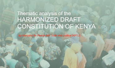 Thematic Analysis of the Draft Constitution of Kenya