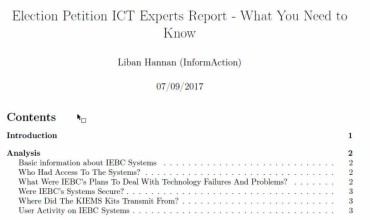 Election Petition ICT Experts Report – What You Need to Know